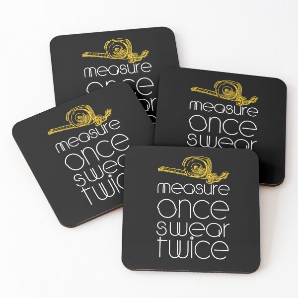 Item preview, Funny measure once swear twice gifte for a  plumber Electrician designed and sold by design880.
