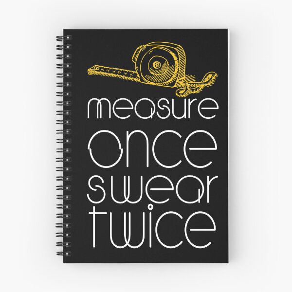 Item preview, Funny measure once swear twice gifte for a  plumber Electrician designed and sold by design880.
