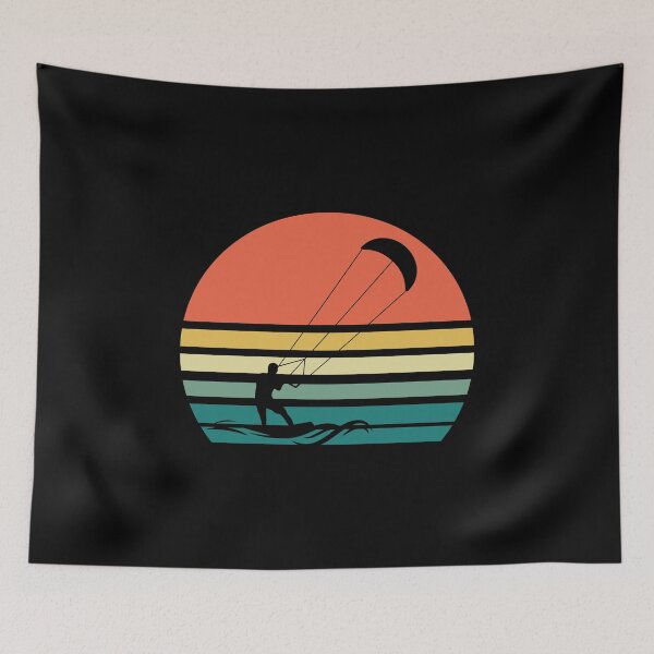 Item preview, Kiteboarding, Kiteboarder, Kitesurfing, Retro, Vintage designed and sold by EstelleStar.