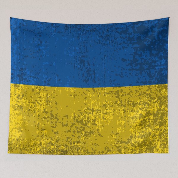 Item preview, Vintage Ukrainian Flag designed and sold by Inspirationmotivation.