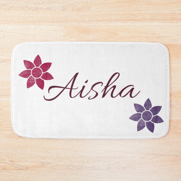 Item preview, Aisha Floral Name Calligraphy Design designed and sold by Cora Gregory.