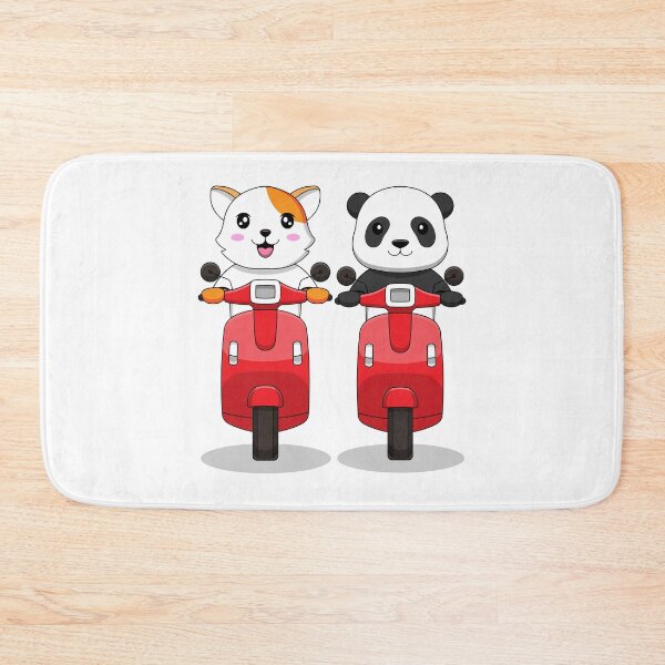 Item preview, scooter cat and panda designed and sold by beunique5.
