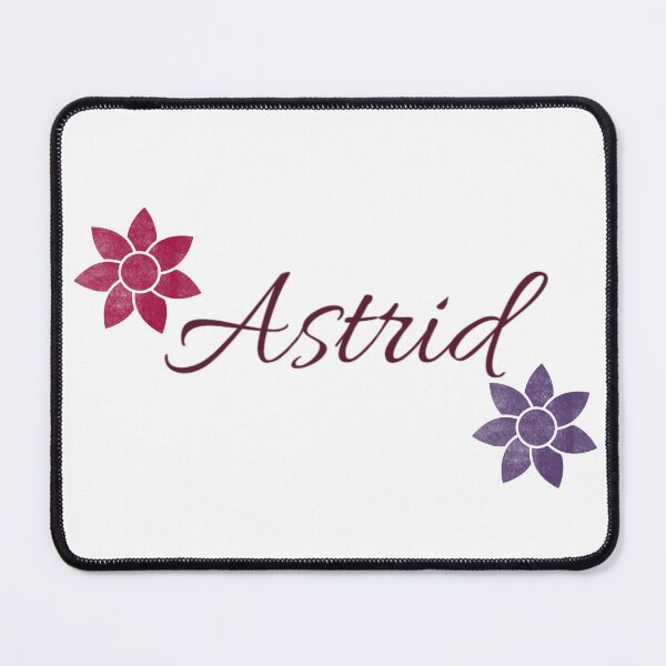 Item preview, Astrid Floral Name Calligraphy Design designed and sold by Cora Gregory.