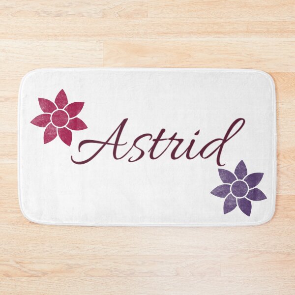 Item preview, Astrid Floral Name Calligraphy Design designed and sold by Cora Gregory.