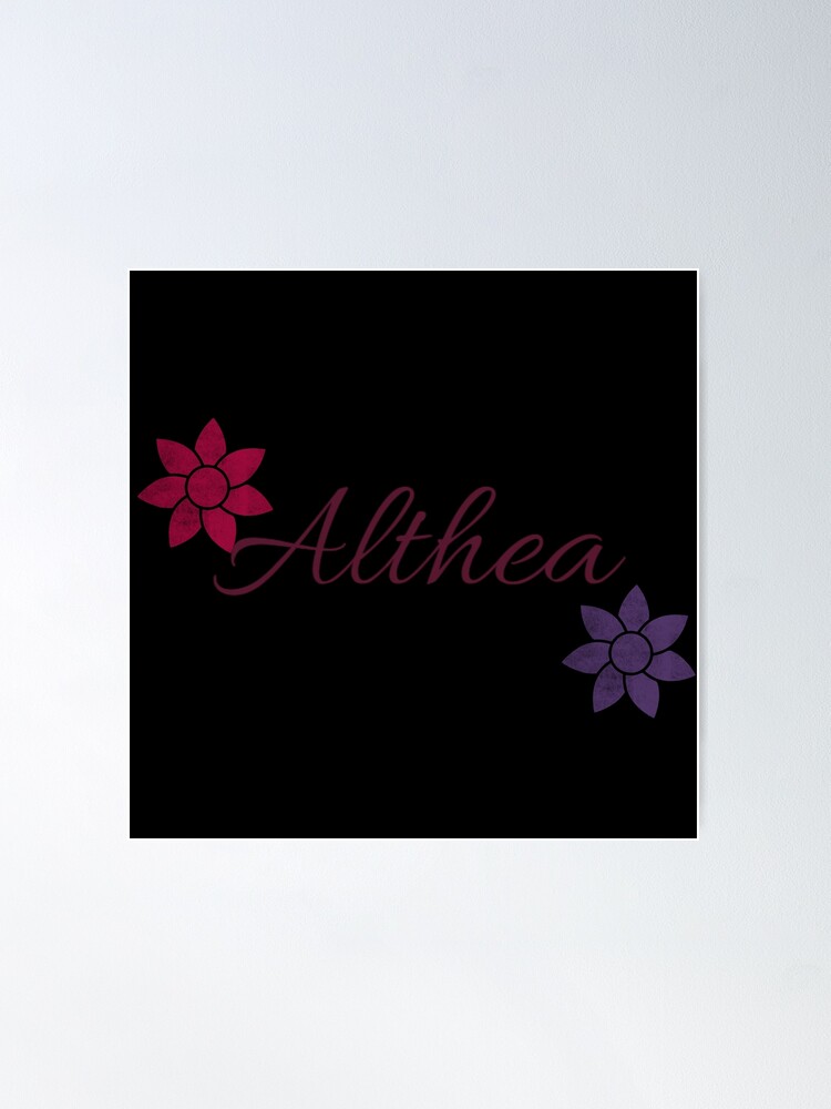 Althea  Name Art Print Personalized Gift