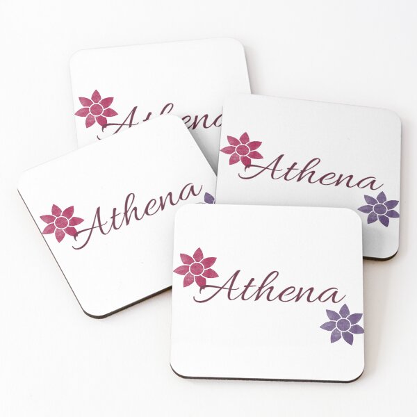 Item preview, Athena Floral Name Calligraphy Design designed and sold by Cora Gregory.