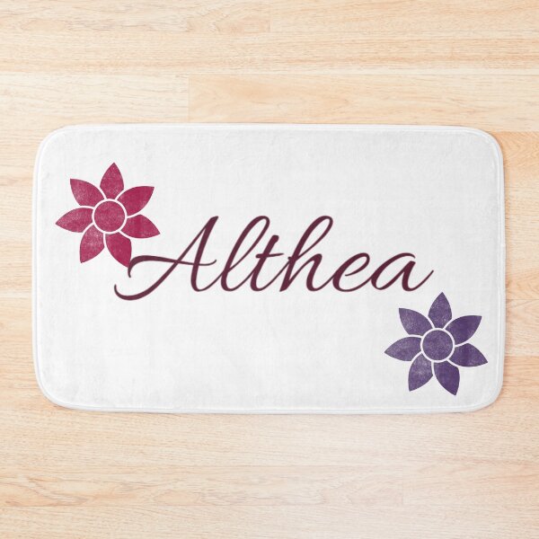 Item preview, Althea Floral Name Calligraphy Design designed and sold by Cora Gregory.