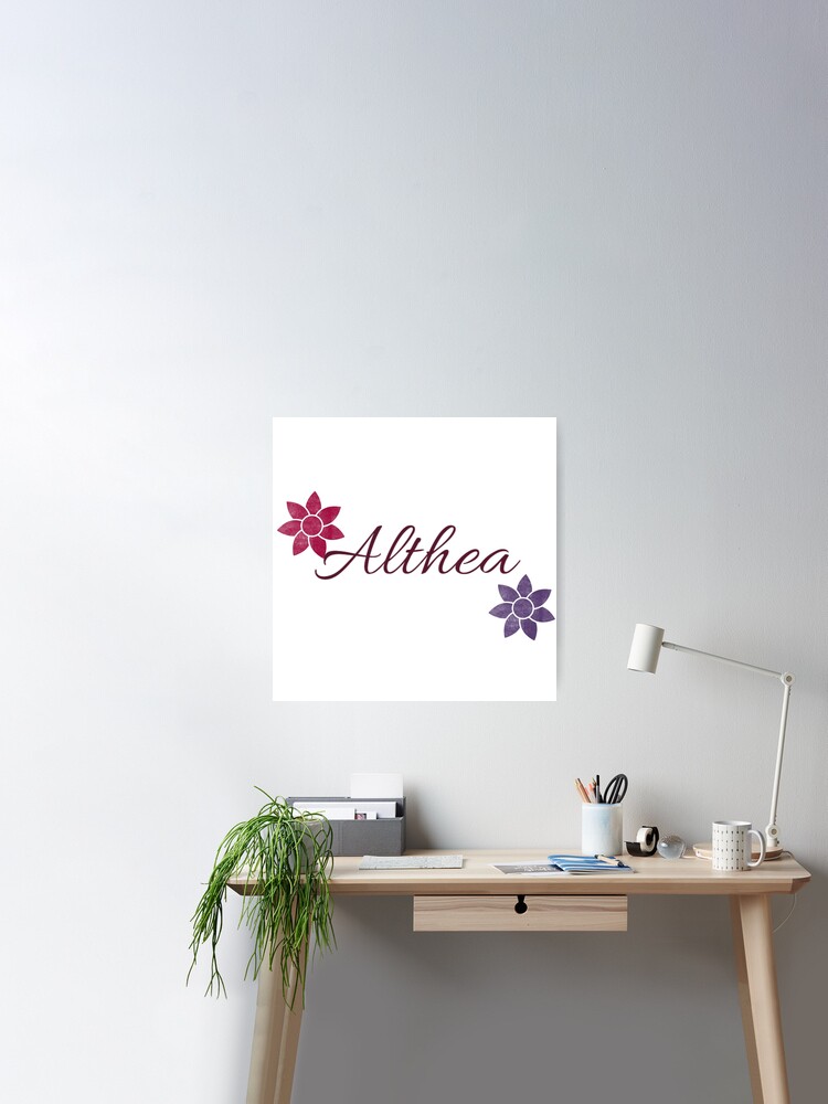 Althea  Name Art Print Personalized Gift