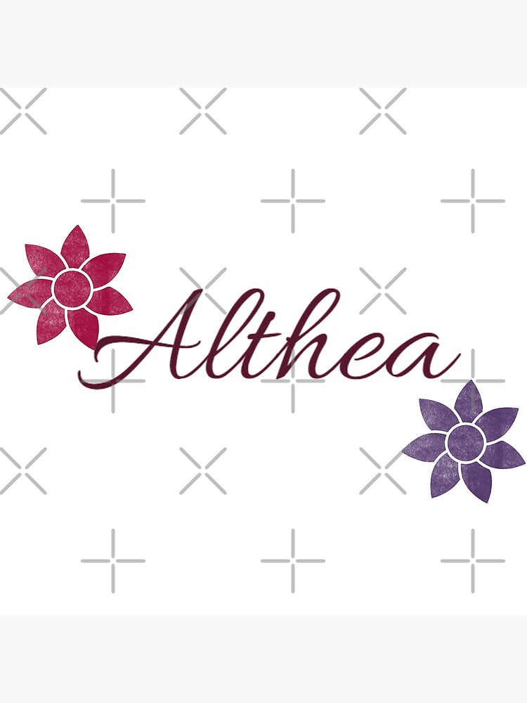 Althea  Name Art Print Personalized Gift