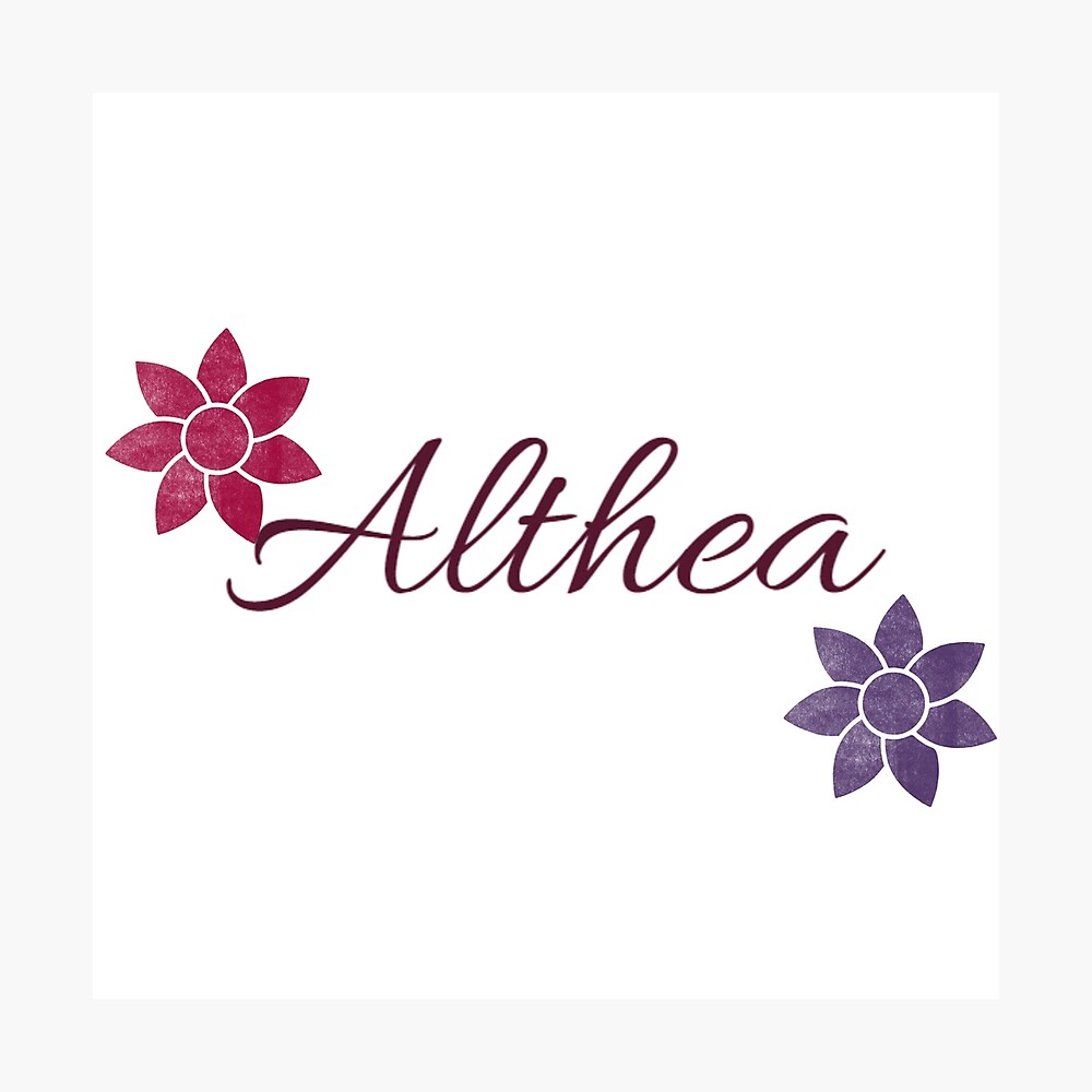 Althea Calligraphy Font - Dafont Free