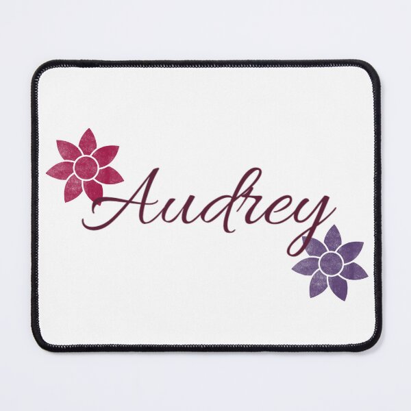 Item preview, Audrey Floral Name Calligraphy Design designed and sold by Cora Gregory.