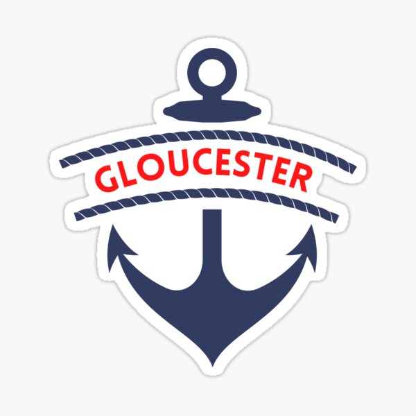 "Gloucester, Massachusetts" Sticker by ExpressiveArts Redbubble