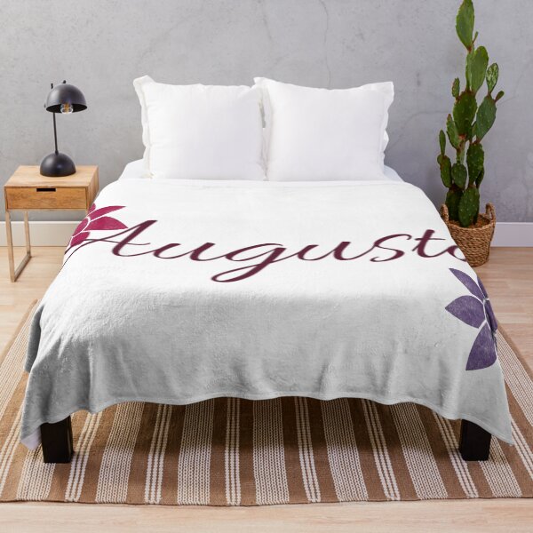 Item preview, Augusta Floral Name Calligraphy Design designed and sold by Cora Gregory.