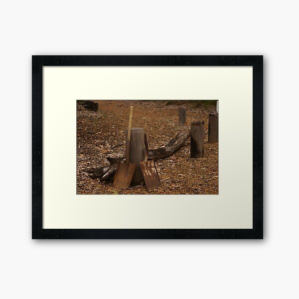 Shovel two Framed Art Print
