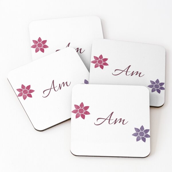 Item preview, Am Floral Name Calligraphy Design designed and sold by Cora Gregory.