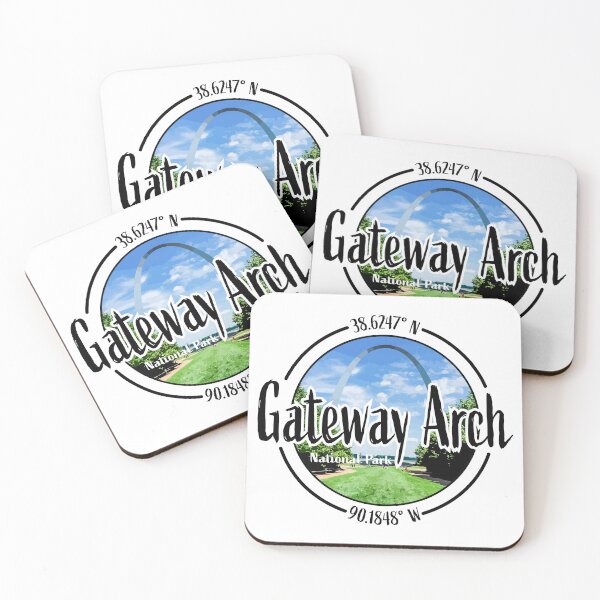 Item preview, Gateway Arch Design with Latitude and Longitude designed and sold by Redneck Designs.
