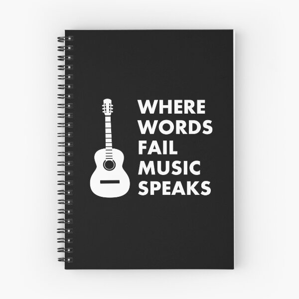 Item preview, Where Words Fail Music Speaks Guitar designed and sold by Inspirationmotivation.