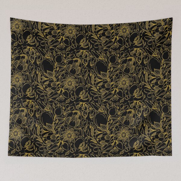 Item preview, Golden botanical ornament  designed and sold by Mashusha-art.