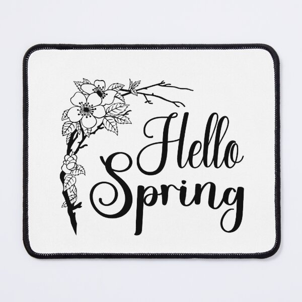 Item preview, Hello Spring. Spring Quote, Spring Flower, Spring Lover, Spring Design designed and sold by DesignHouse07.