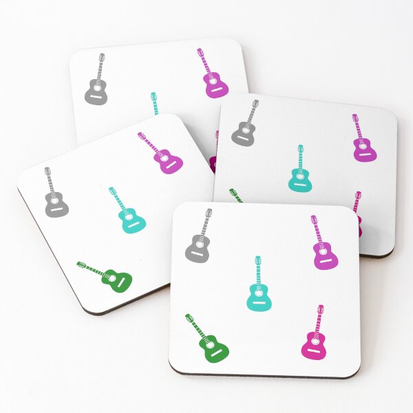 Item preview, Guitar Sticker Pack Set of 5 Colorful Guitars designed and sold by Inspirationmotivation.
