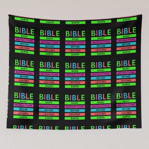 Item preview, Bible |  Basic Instructions Before Leaving Earth designed and sold by Einstein12345.