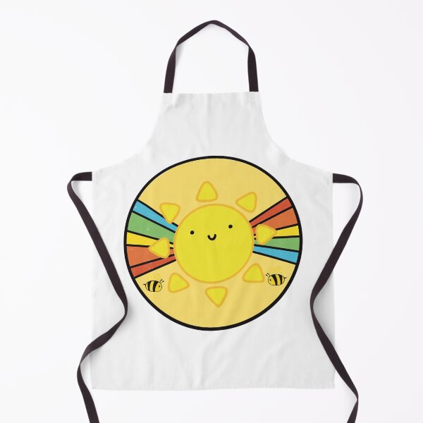 Item preview, Good vibes - Sunshine good morning sticker good vibes bees and sun rainbow designed and sold by tinypurpleland.