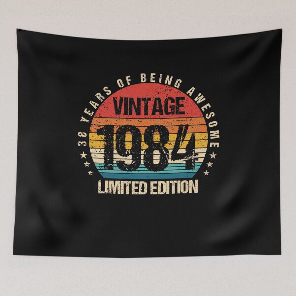 Item preview, 38 Year Old Gifts Vintage 1984 Limited Edition 38th Birthday,1984 Birthday Gifts, Awesome Since 1984 Limited Edition T-Shirt, Birthday Gift Tee, Birthday Party Tee designed and sold by Tidasse ⭐⭐⭐⭐⭐.