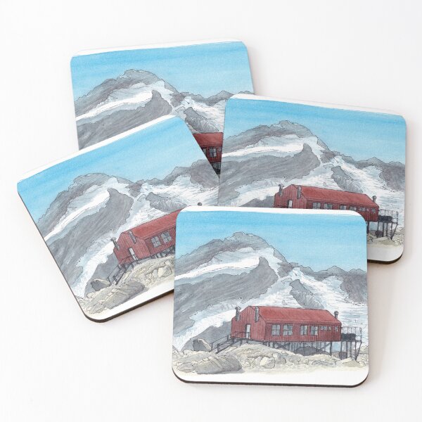 Item preview, Mueller Hut 2022 Watercolour designed and sold by Tom Napper Design.