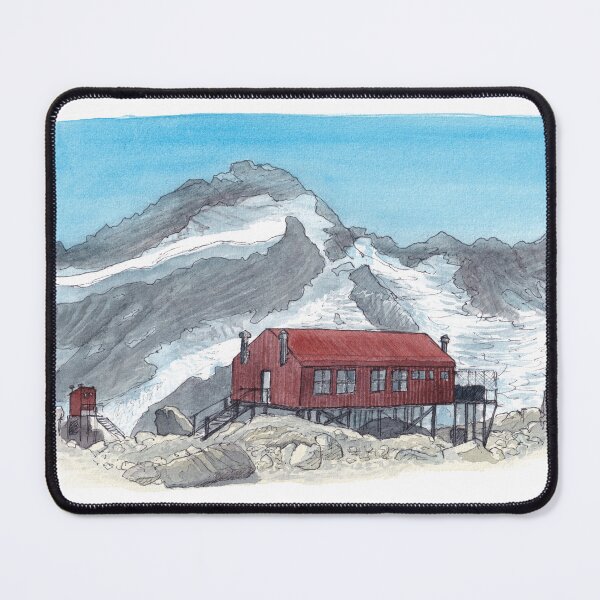 Item preview, Mueller Hut 2022 Watercolour designed and sold by Tom Napper Design.