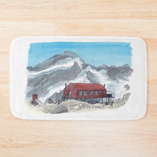 Item preview, Mueller Hut 2022 Watercolour designed and sold by Tom Napper Design.