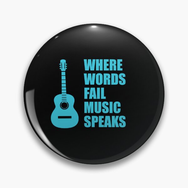 Item preview, Where Words Fail Music Speaks Guitar designed and sold by Inspirationmotivation.