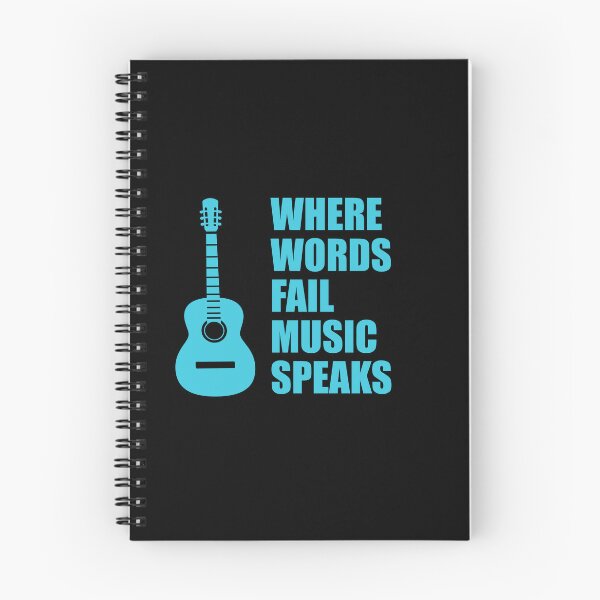 Item preview, Where Words Fail Music Speaks Guitar designed and sold by Inspirationmotivation.