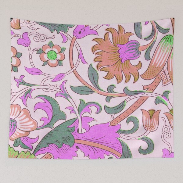 Item preview, Pink Green Orange Lodden Pattern by William Morris designed and sold by fowons.