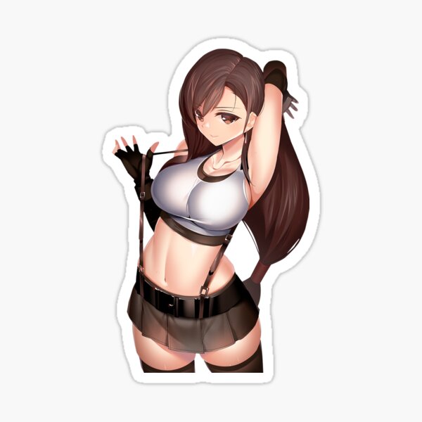 Item preview, Waifu Sexy Tifa Lockhart Ecchi Final Fantasy 7 designed and sold by Ecchi Girls Love.