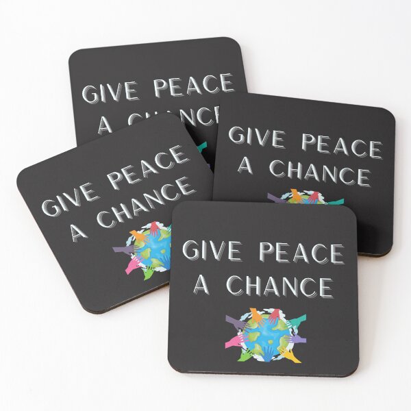Item preview, GIVE PEACE A CHANCE WITH HANDS AROUND THE WORLD designed and sold by DoloresAlaire.