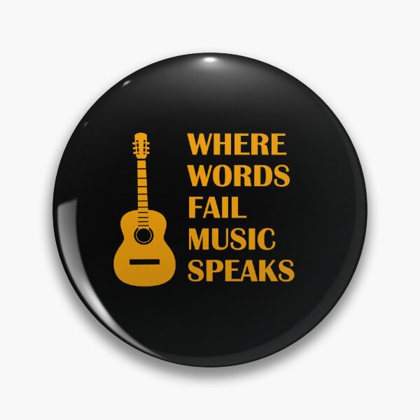 Item preview, Where Words Fail Music Speaks Guitar designed and sold by Inspirationmotivation.