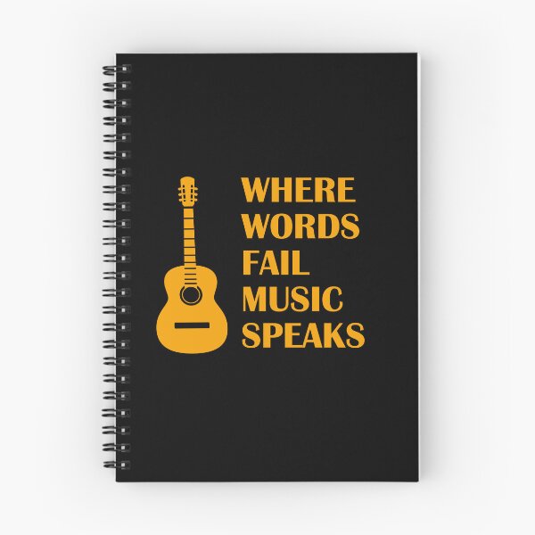 Item preview, Where Words Fail Music Speaks Guitar designed and sold by Inspirationmotivation.