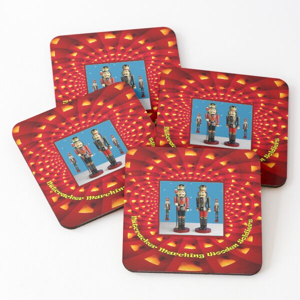 Item preview, NUTCRACKER : Marching Wooden Soldiers Abstract Print designed and sold by posterbobs.