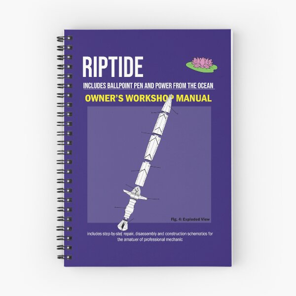 Artikelvorschau, Riptide-Handbuch entworfen und verkauft von GarBearDesigns.