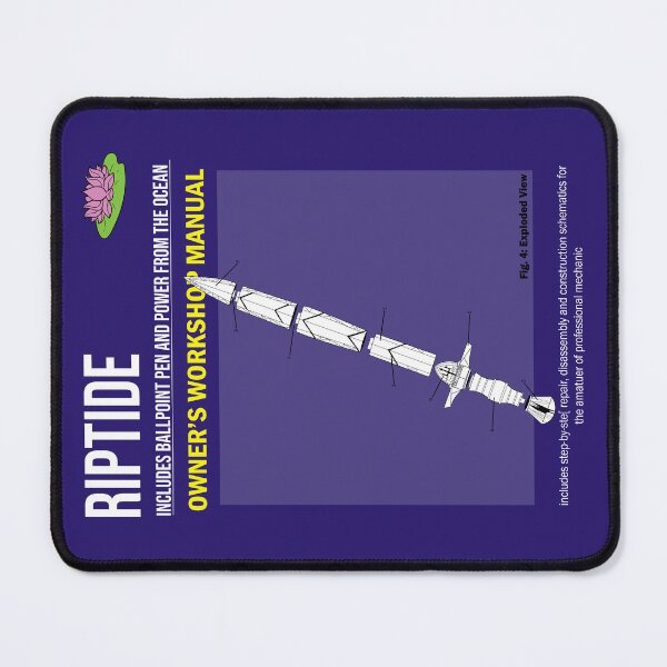 Artikelvorschau, Riptide-Handbuch entworfen und verkauft von GarBearDesigns.