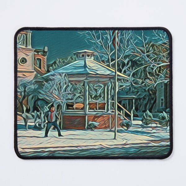 Item preview, The Town Square in Winter II designed and sold by Fenay Designs.