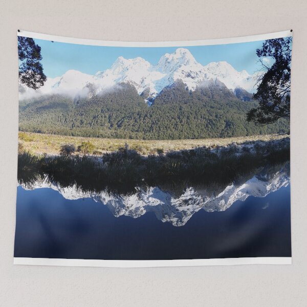 Item preview, Reflecting Snowy Mountain from New Zealand designed and sold by CriticalC404.