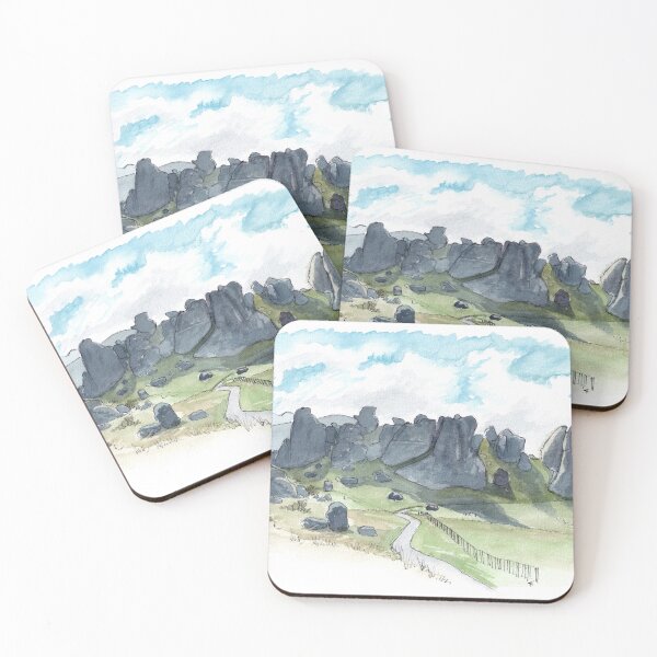 Artikelvorschau, Castle Hill - Canterbury Aquarell entworfen und verkauft von Tom Napper Design.