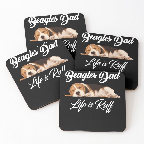 Item preview, Funny English Beagles Beagles Dad Life Is Ruff  designed and sold by alice12S56.