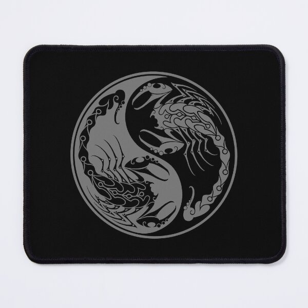 Item preview, Gray and Black Scorpions Yin Yang  designed and sold by JeffBartels.