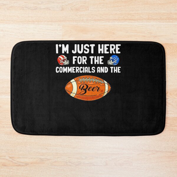 Item preview, I'm Just Here For The Commercials And Beer Gift Football  designed and sold by alice12S56.