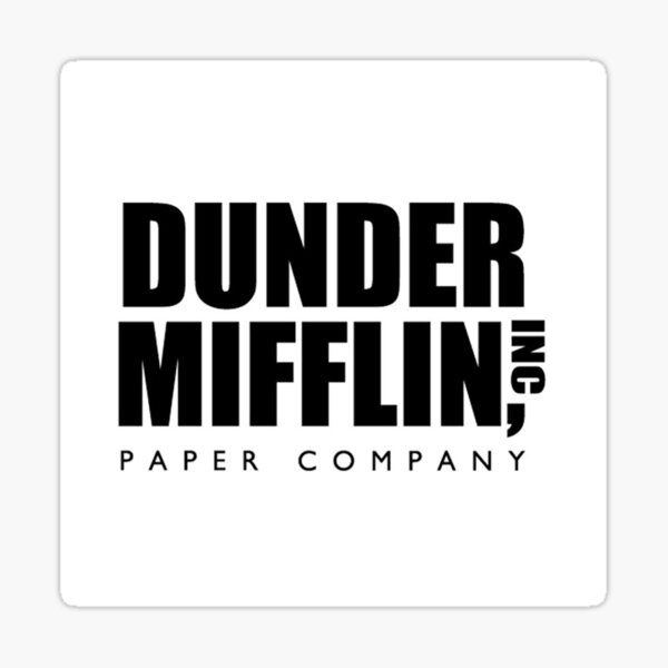 The Office Sign – Dunder Mifflin Logo – The Office Merchandise