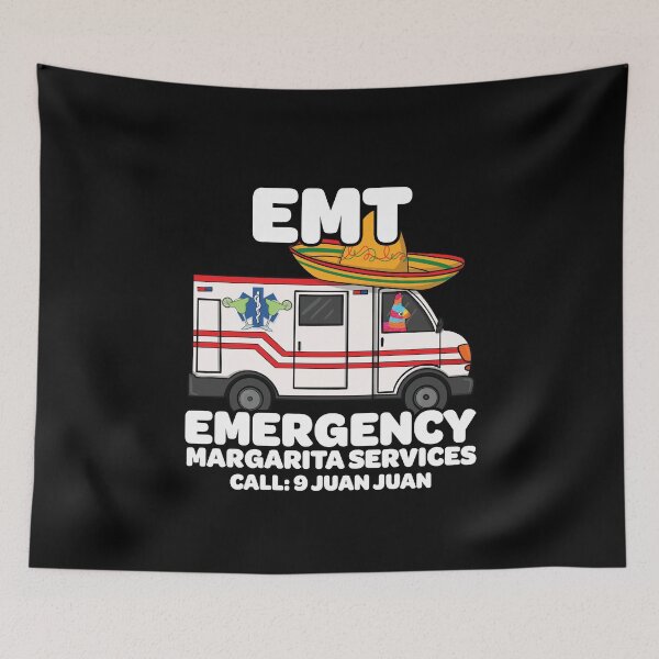Item preview, EMS EMT Paramédico Cinco de Mayo Emergencia Margarita Servicios Taco Martes designed and sold by JessieJune.