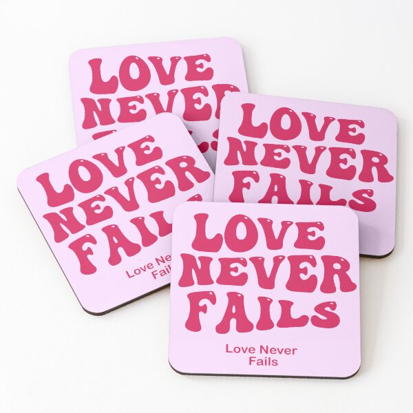 Item preview, love never fails designed and sold by Pop-clothes.
