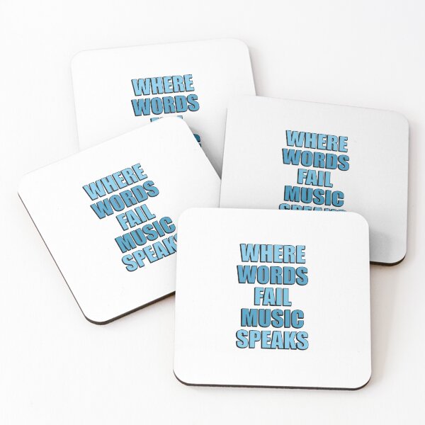 Item preview, Where Words Fail Music Speaks designed and sold by Inspirationmotivation.